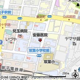 安藤医院周辺の地図