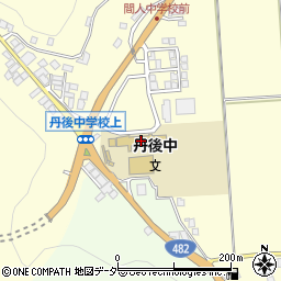 京丹後市立丹後中学校周辺の地図