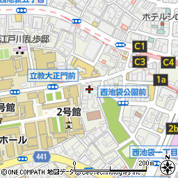 鍵の１１０番豊島周辺の地図