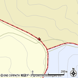 石丸峠周辺の地図