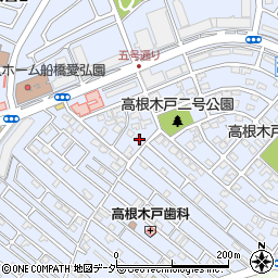 千葉県船橋市高根台4丁目4-33周辺の地図
