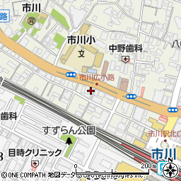 トライプラス市川駅前校周辺の地図
