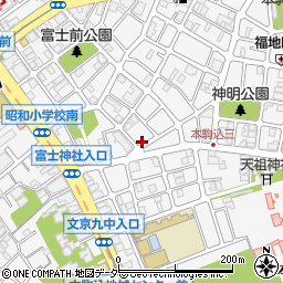東京都文京区本駒込5丁目10-11周辺の地図