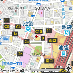 あしカラダ・池袋西口店周辺の地図