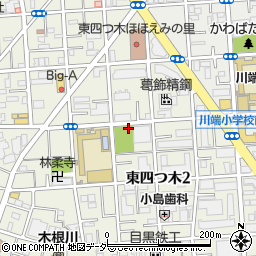 渋江東公園トイレ周辺の地図