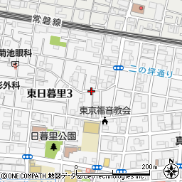 武井邸_東日暮里akippa駐車場周辺の地図