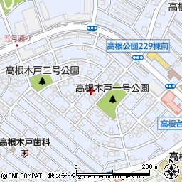千葉県船橋市高根台4丁目15-10周辺の地図