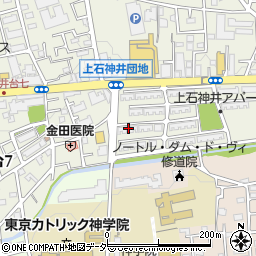 都営上石神井アパート３２号棟周辺の地図