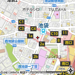 キンコーズ・ジャパン　池袋西口店周辺の地図