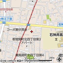 東京都練馬区関町北4丁目30周辺の地図