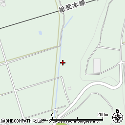 千葉県旭市蛇園542周辺の地図