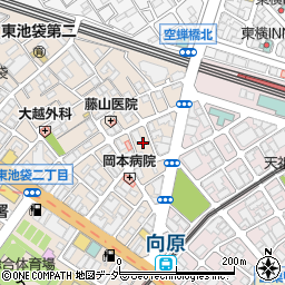東京都豊島区東池袋2丁目12周辺の地図