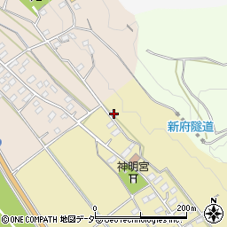 山梨県韮崎市下祖母石2417周辺の地図