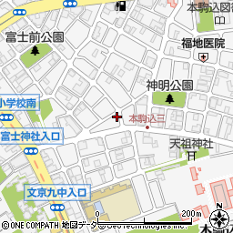 akippa本駒込5丁目駐車場周辺の地図