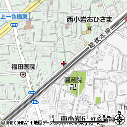 東京都江戸川区西小岩1丁目12周辺の地図