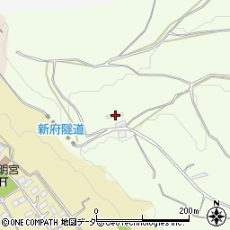 山梨県韮崎市藤井町駒井128周辺の地図