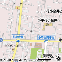 花小金井2丁目富士石材"駐車場周辺の地図