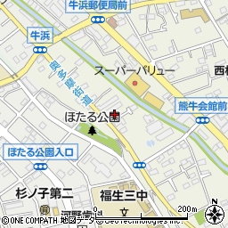 東京都福生市熊川1009-5周辺の地図