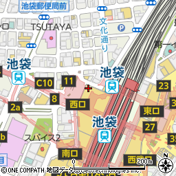 みずほ銀行池袋西口駅前 ＡＴＭ周辺の地図