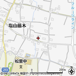 山梨県甲州市塩山藤木2068周辺の地図