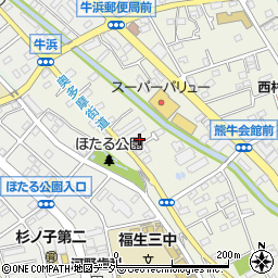 東京都福生市熊川1009-9周辺の地図