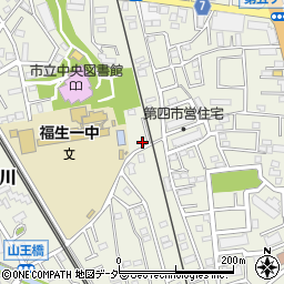 東京都福生市熊川1101-11周辺の地図