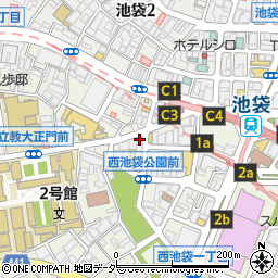 有限会社新井珈琲産業　池袋営業所周辺の地図