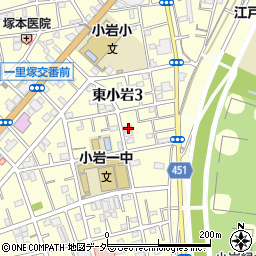 江戸川プラスクリニック周辺の地図