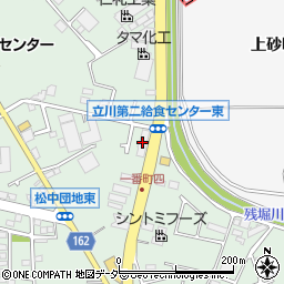 ワイズユウラク立川弐番館周辺の地図