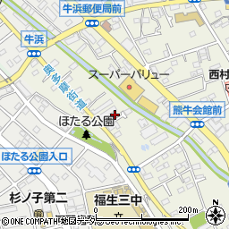 東京都福生市熊川1009-8周辺の地図