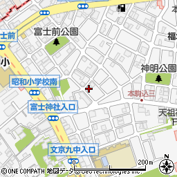 東京都文京区本駒込5丁目10-3周辺の地図