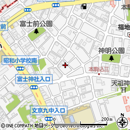東京都文京区本駒込5丁目10-7周辺の地図