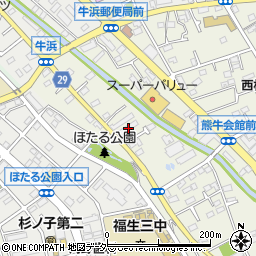 東京都福生市熊川1007周辺の地図