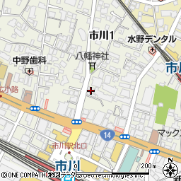 早稲田アカデミー市川校周辺の地図