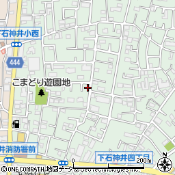 東京都練馬区下石神井5丁目周辺の地図