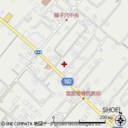 千葉県富里市七栄724-2周辺の地図