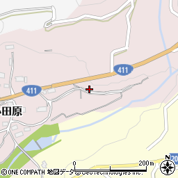 山梨県甲州市塩山上小田原366周辺の地図