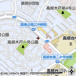 千葉県船橋市高根台4丁目18周辺の地図
