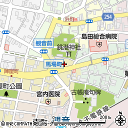 千葉県銚子市馬場町2周辺の地図