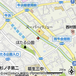東京都福生市熊川1009-6周辺の地図