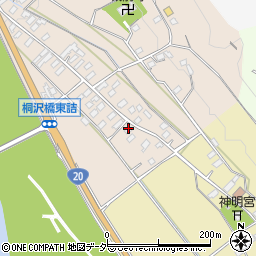 山梨県韮崎市上祖母石745周辺の地図