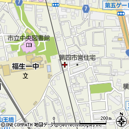 東京都福生市熊川1100周辺の地図