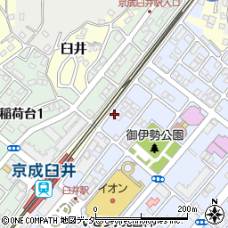 読売センター臼井周辺の地図