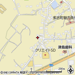 千葉県香取郡多古町多古2410周辺の地図