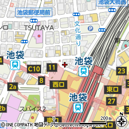 マツモトキヨシ池袋西口駅前店周辺の地図