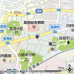 千葉県銚子市東町周辺の地図