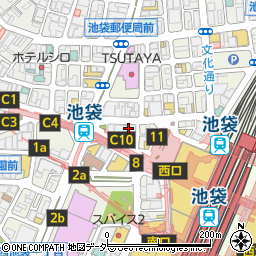 株式会社信濃屋食品　池袋店周辺の地図