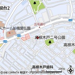 千葉県船橋市高根台4丁目4-1周辺の地図