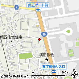 東京都福生市熊川1123-3周辺の地図