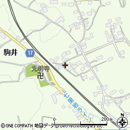 山梨県韮崎市藤井町駒井751周辺の地図